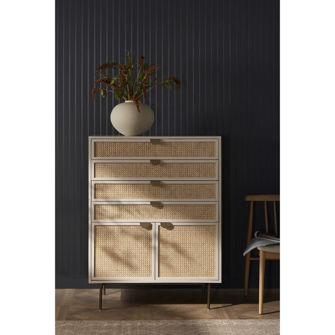 Vivienne Tall Dresser - Light Natural Cane