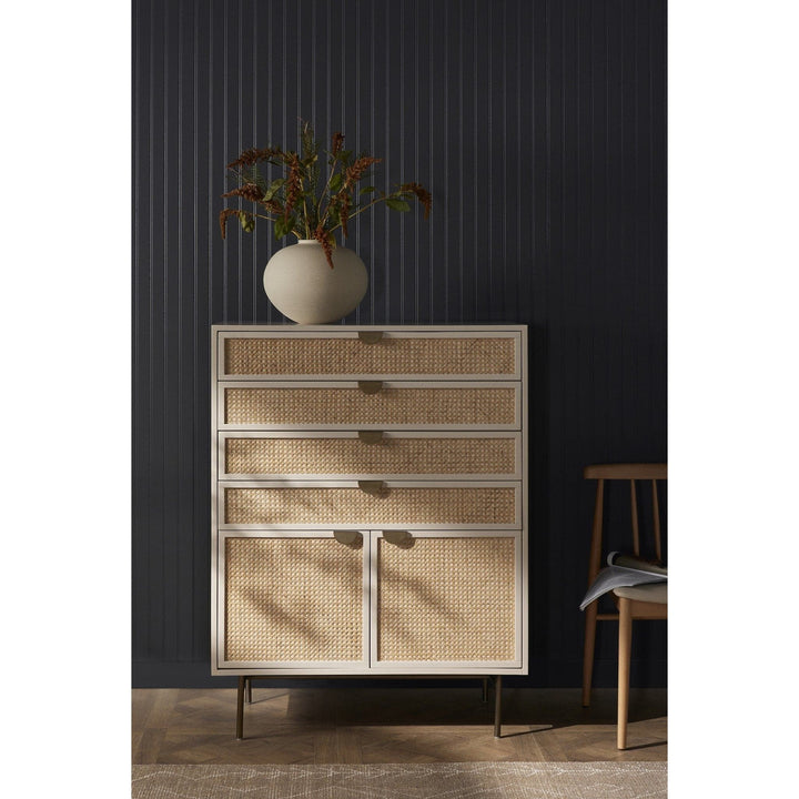 Vivienne Tall Dresser - Light Natural Cane