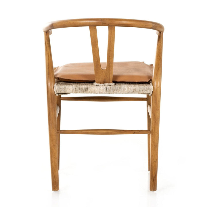 Maestro Dining Chair W/ Cushion - Whiskey Saddle