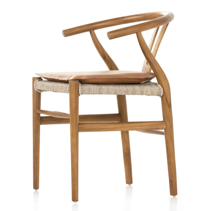 Maestro Dining Chair W/ Cushion - Whiskey Saddle