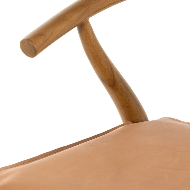 Maestro Dining Chair W/ Cushion - Whiskey Saddle