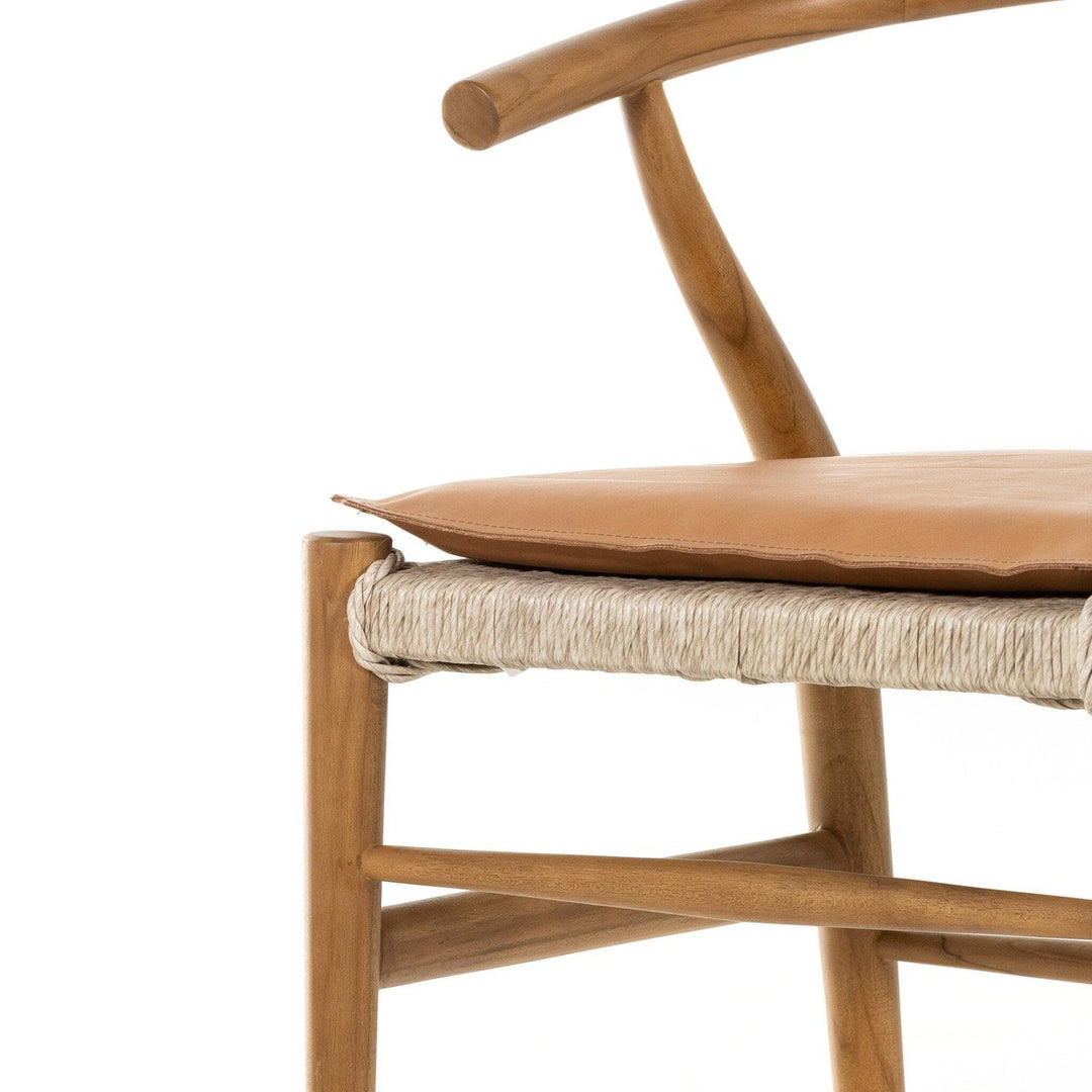 Maestro Dining Chair W/ Cushion - Whiskey Saddle