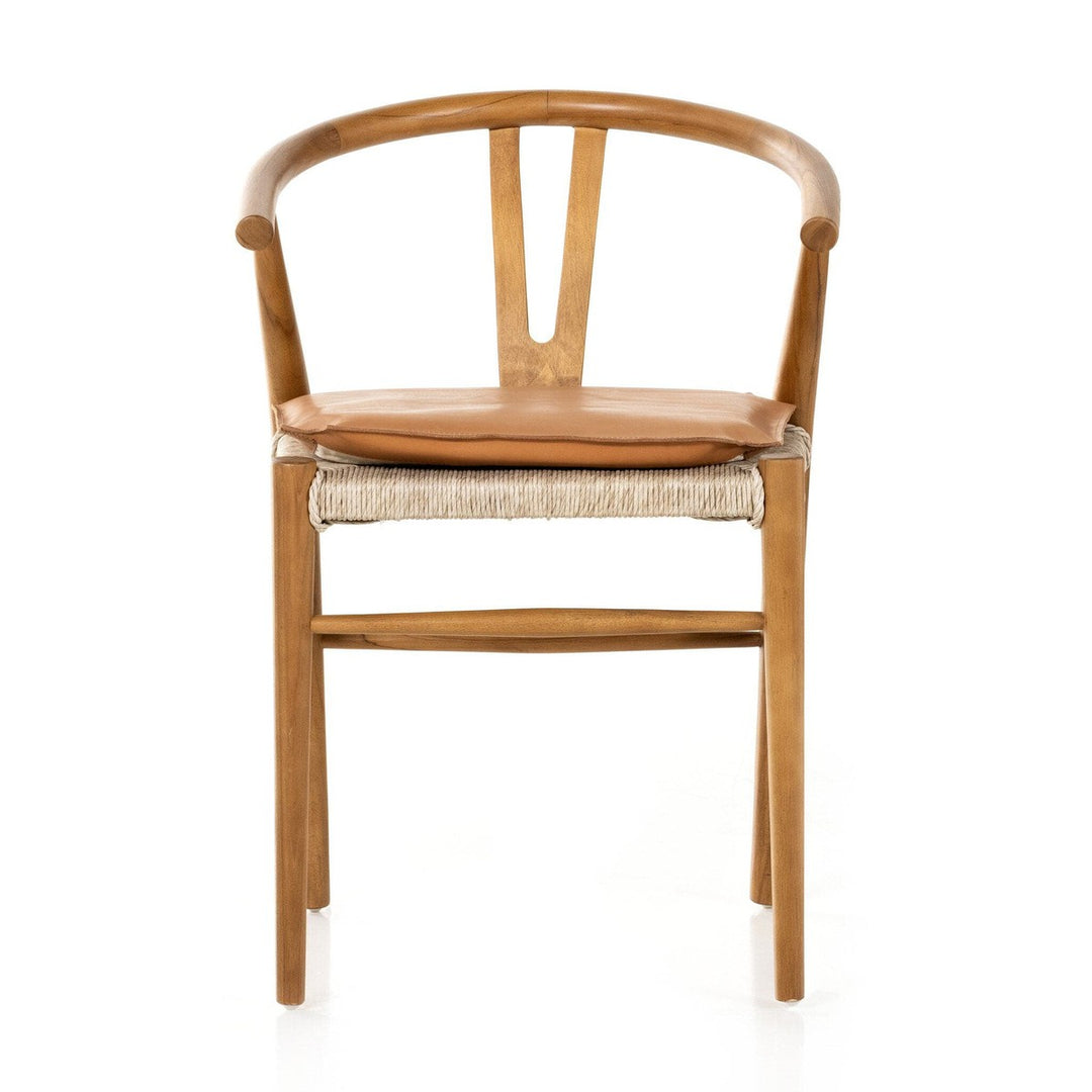 Maestro Dining Chair W/ Cushion - Whiskey Saddle