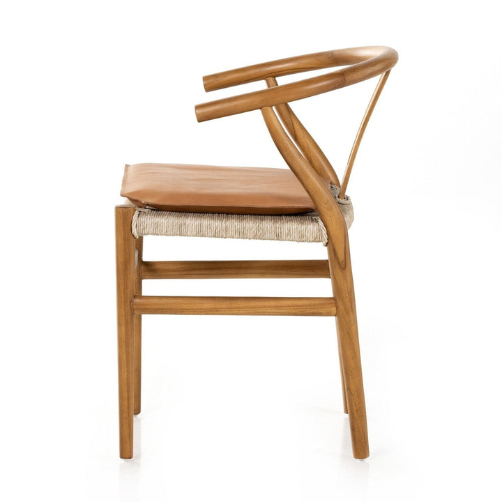 Maestro Dining Chair W/ Cushion - Whiskey Saddle