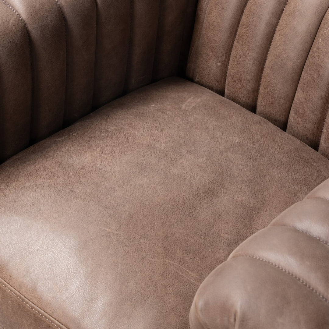 Benson Swivel Chair - Palermo Cigar