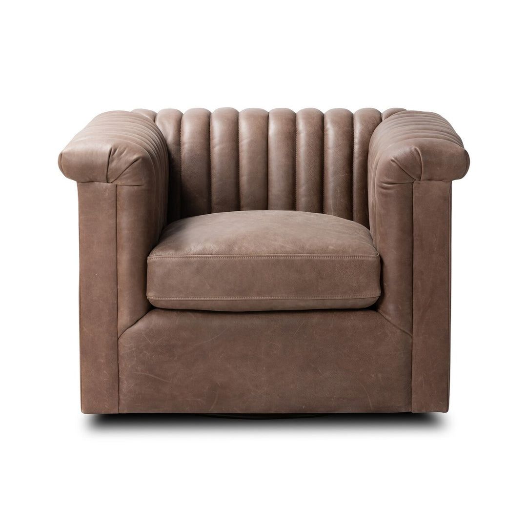 Benson Swivel Chair - Palermo Cigar