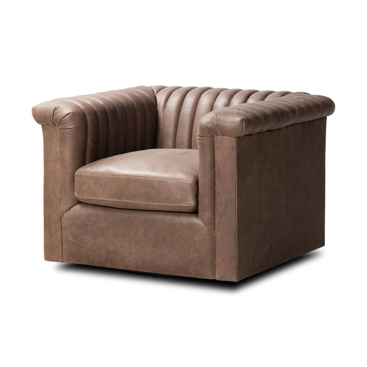 Benson Swivel Chair - Palermo Cigar