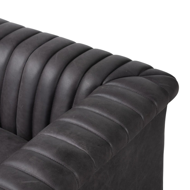 Benson Swivel Chair - Palermo Black