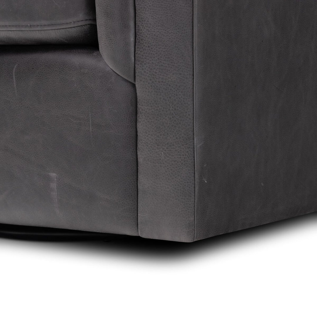 Benson Swivel Chair - Palermo Black