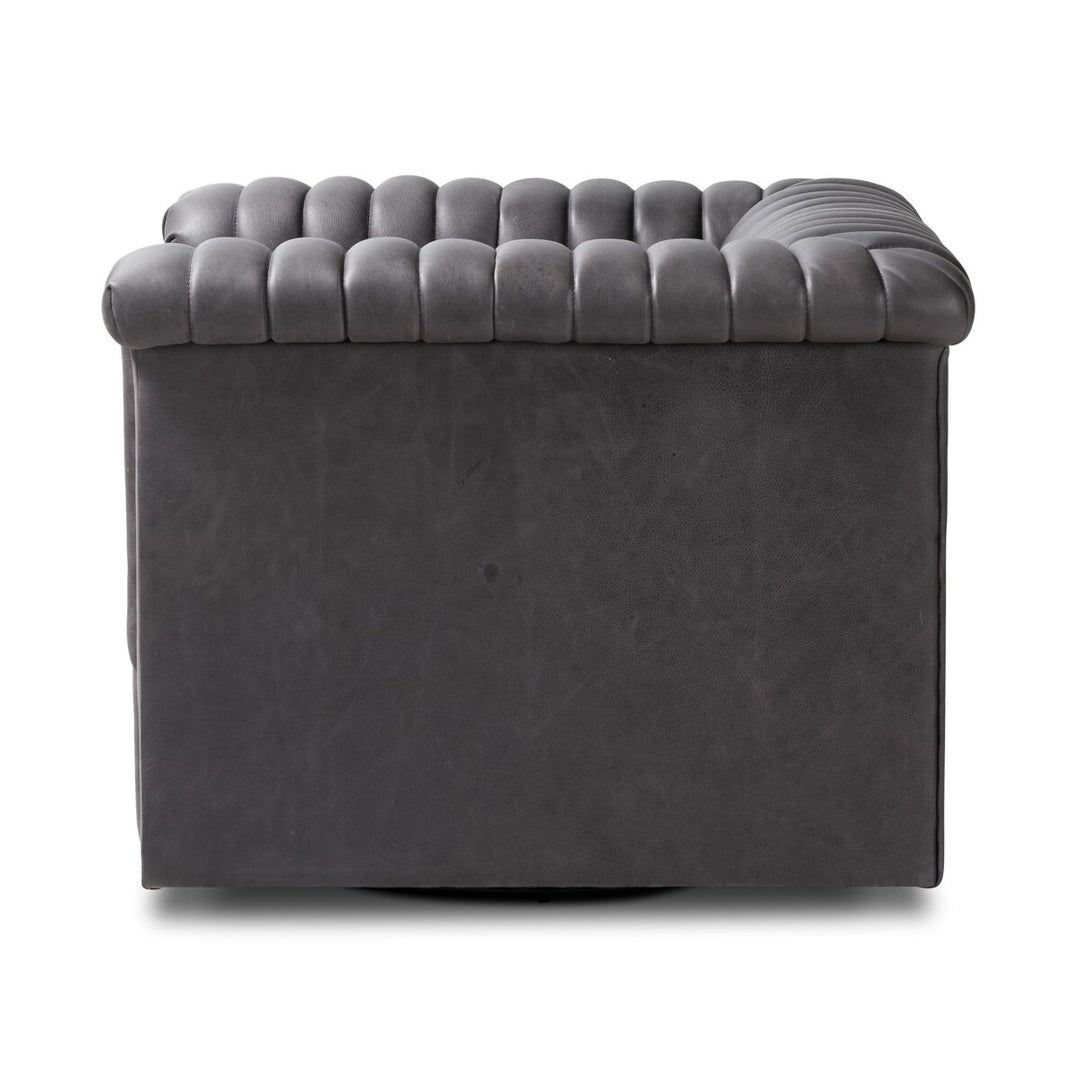 Benson Swivel Chair - Palermo Black