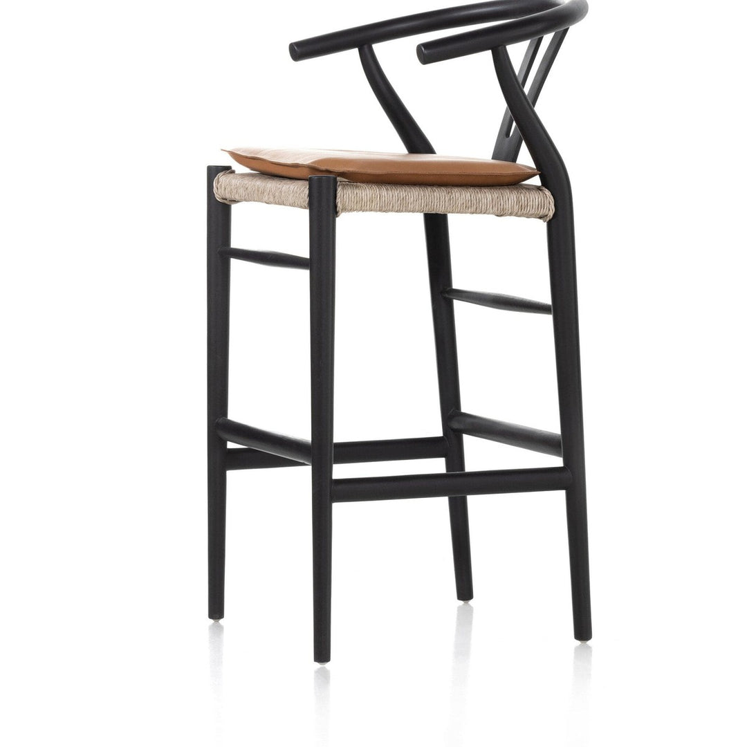 Maestro Bar Stool - Cream Shorn Sheepskin