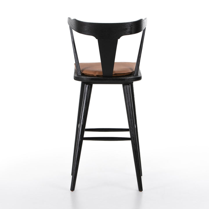 Harper Bar + Counter Stool - Bar Stool - Black Oak - Whiskey Saddle