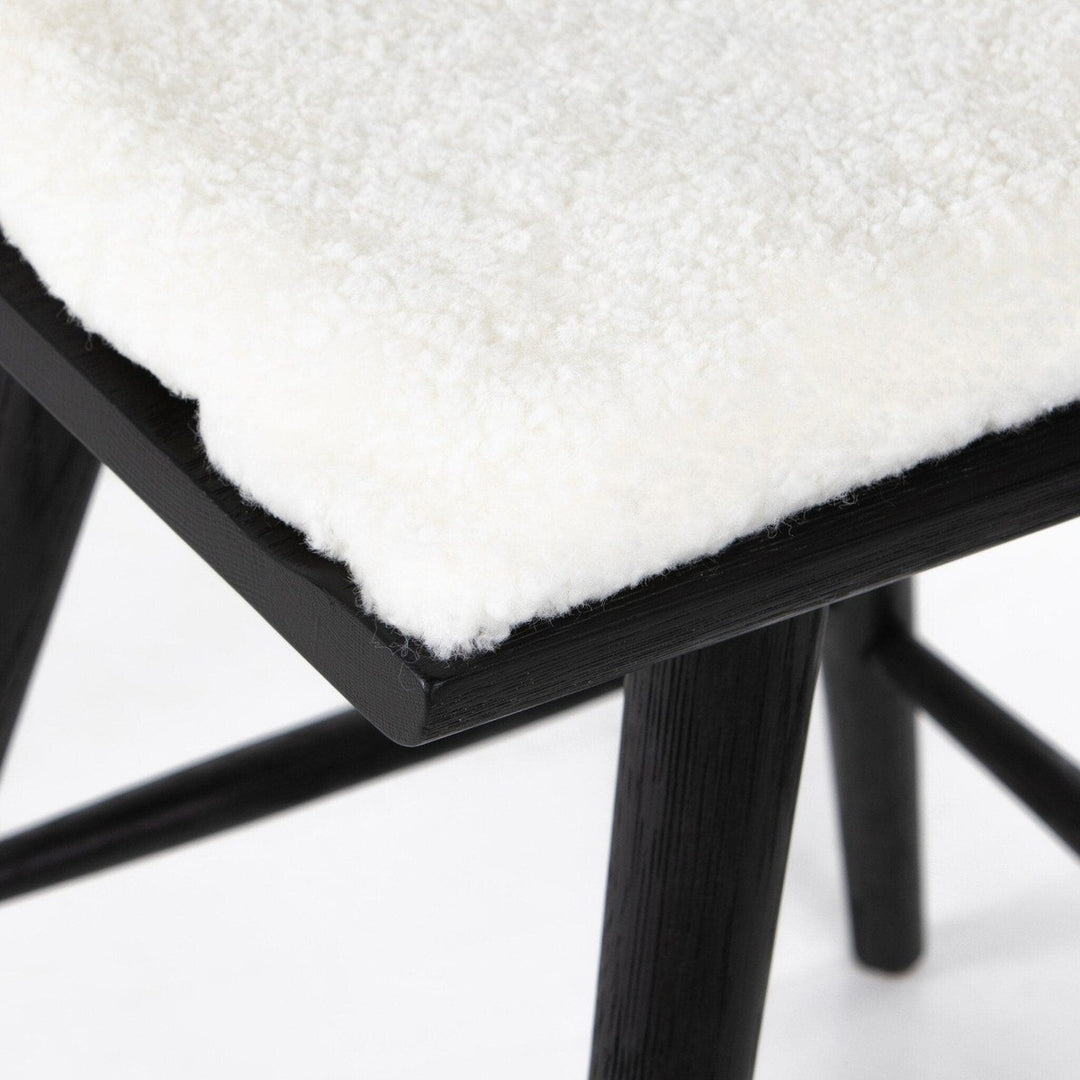 Everest Counter Stool - Cream Shorn Sheepskin