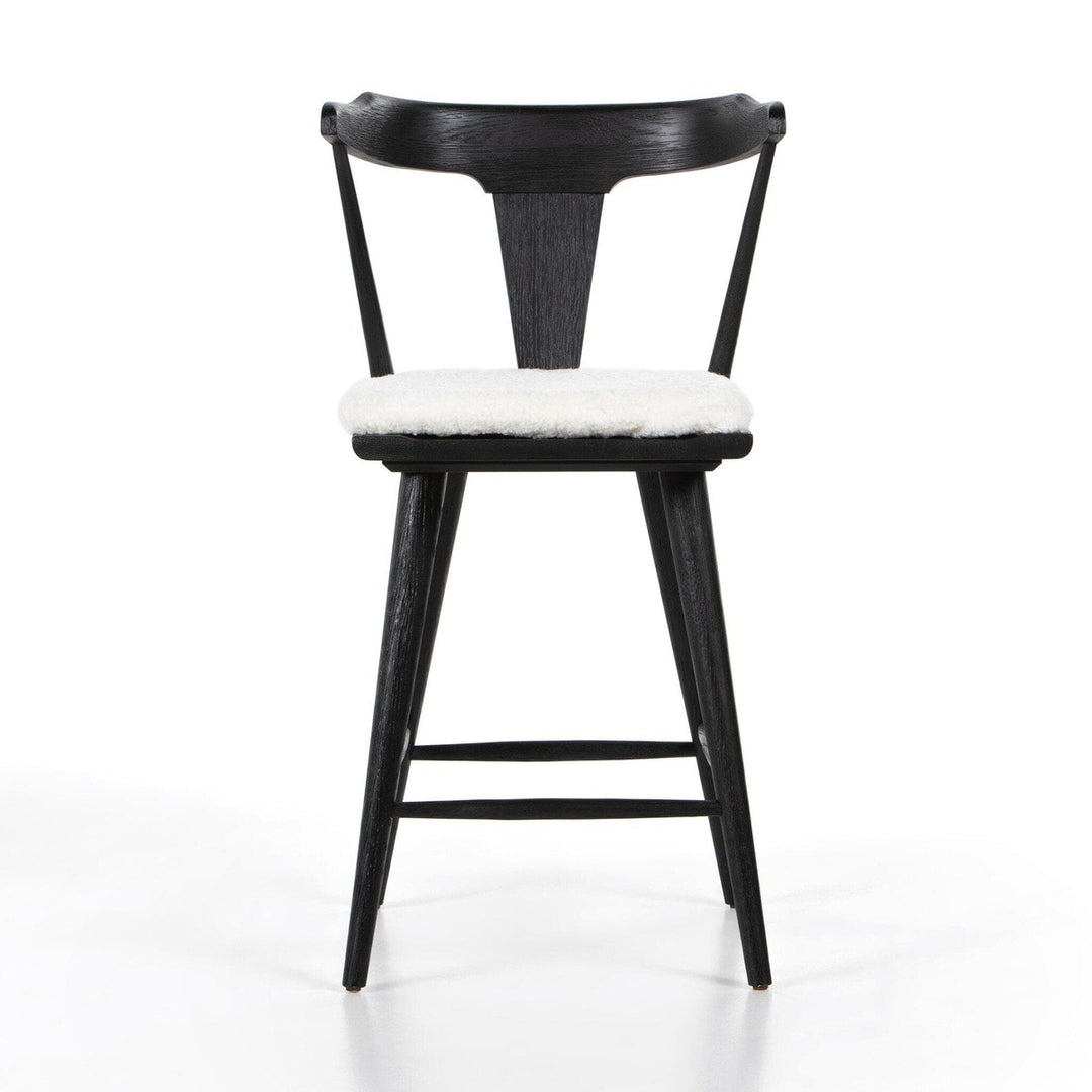 Everest Counter Stool - Cream Shorn Sheepskin