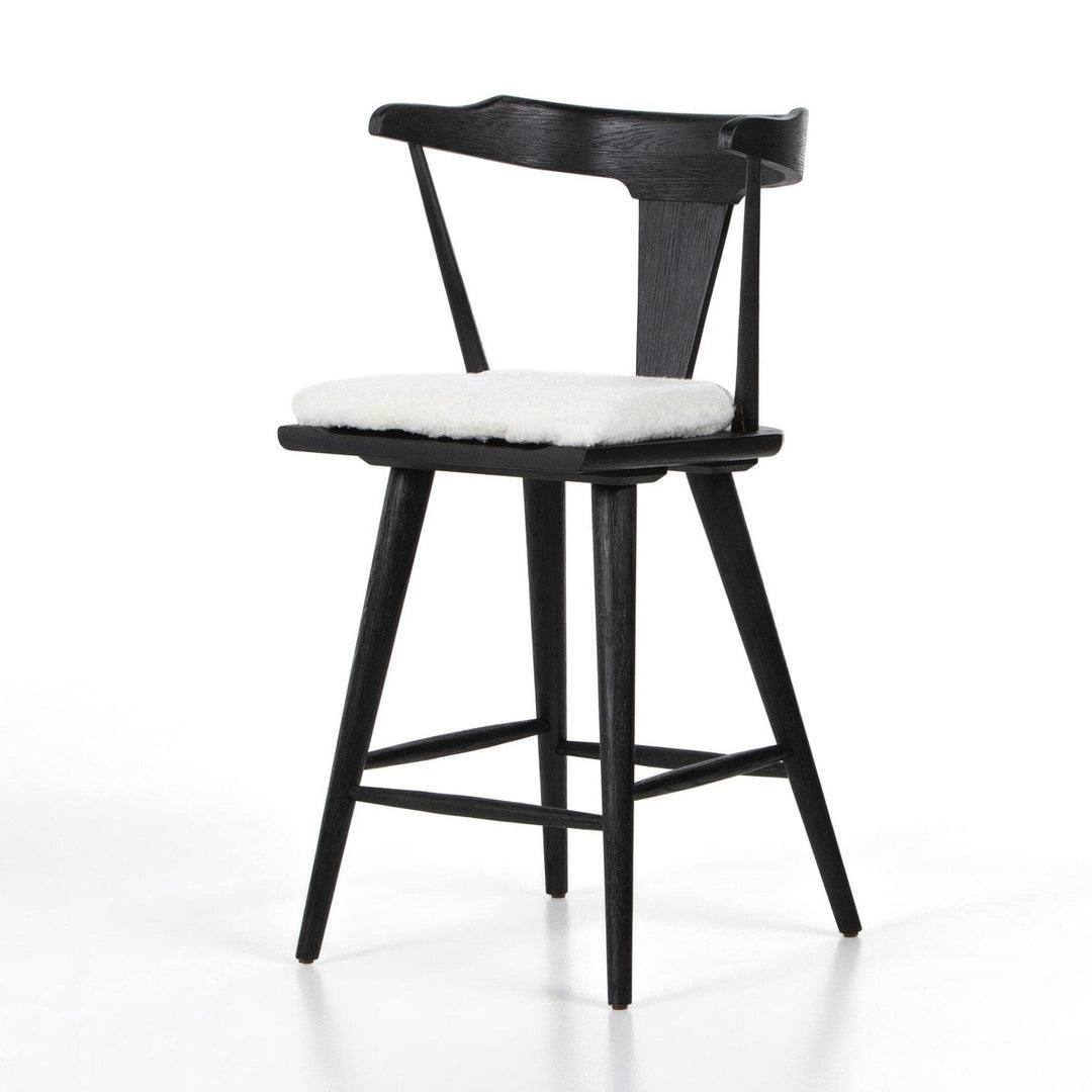 Everest Counter Stool - Cream Shorn Sheepskin