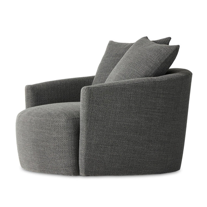 Claire Swivel Chair - Gibson Smoke