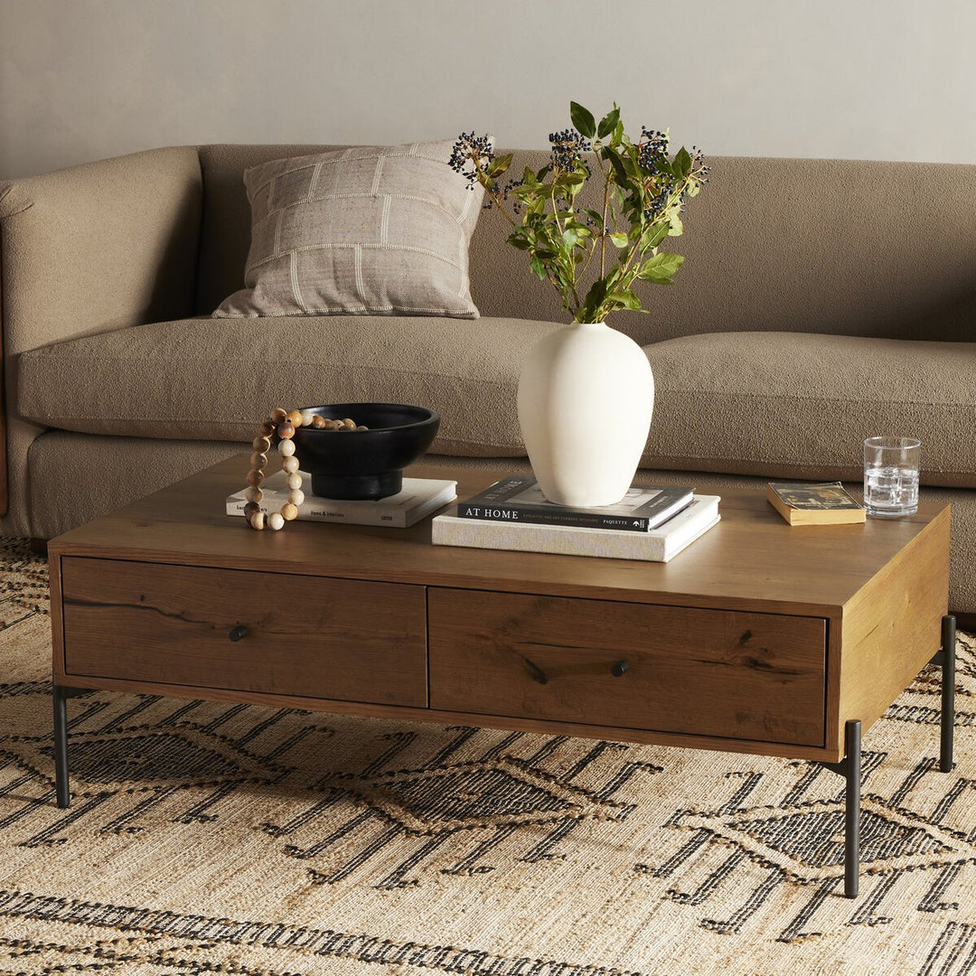 Edwin Coffee Table - Amber Oak