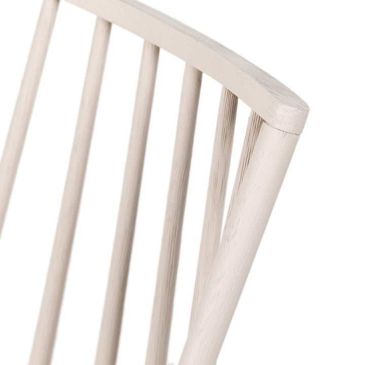 Liam Windsor Chair - Cream Shorn Sheepskin