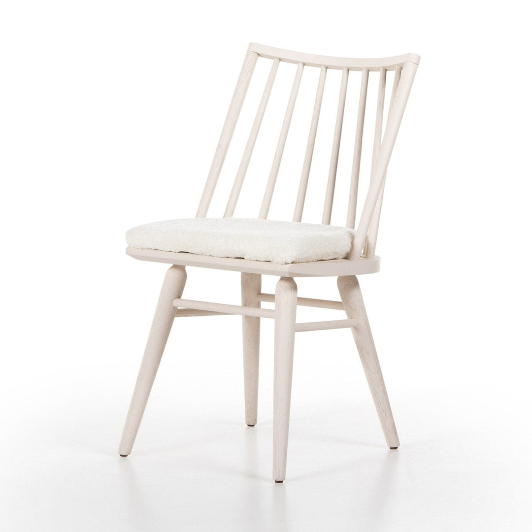 Liam Windsor Chair - Cream Shorn Sheepskin