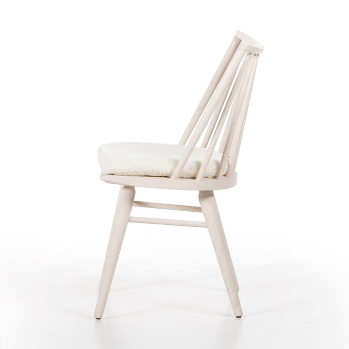 Liam Windsor Chair - Cream Shorn Sheepskin