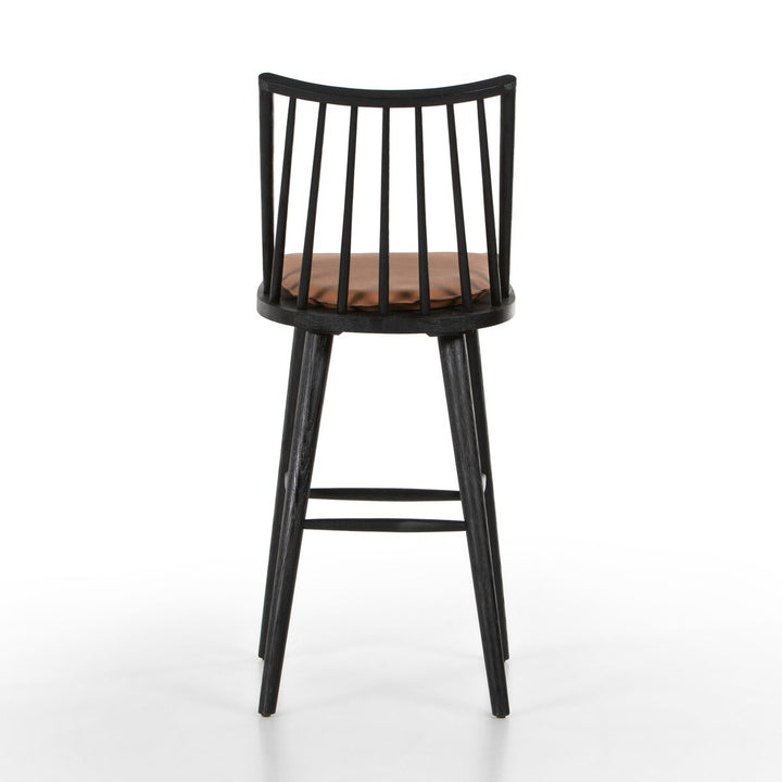 Clark Windsor Bar + Counter Stool - Black Oak - Bar - Whiskey Saddle