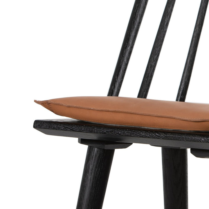 Clark Windsor Bar + Counter Stool - Black Oak - Bar - Whiskey Saddle