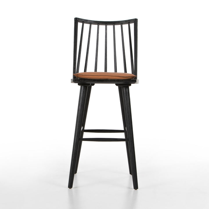 Clark Windsor Bar + Counter Stool - Black Oak - Bar - Whiskey Saddle