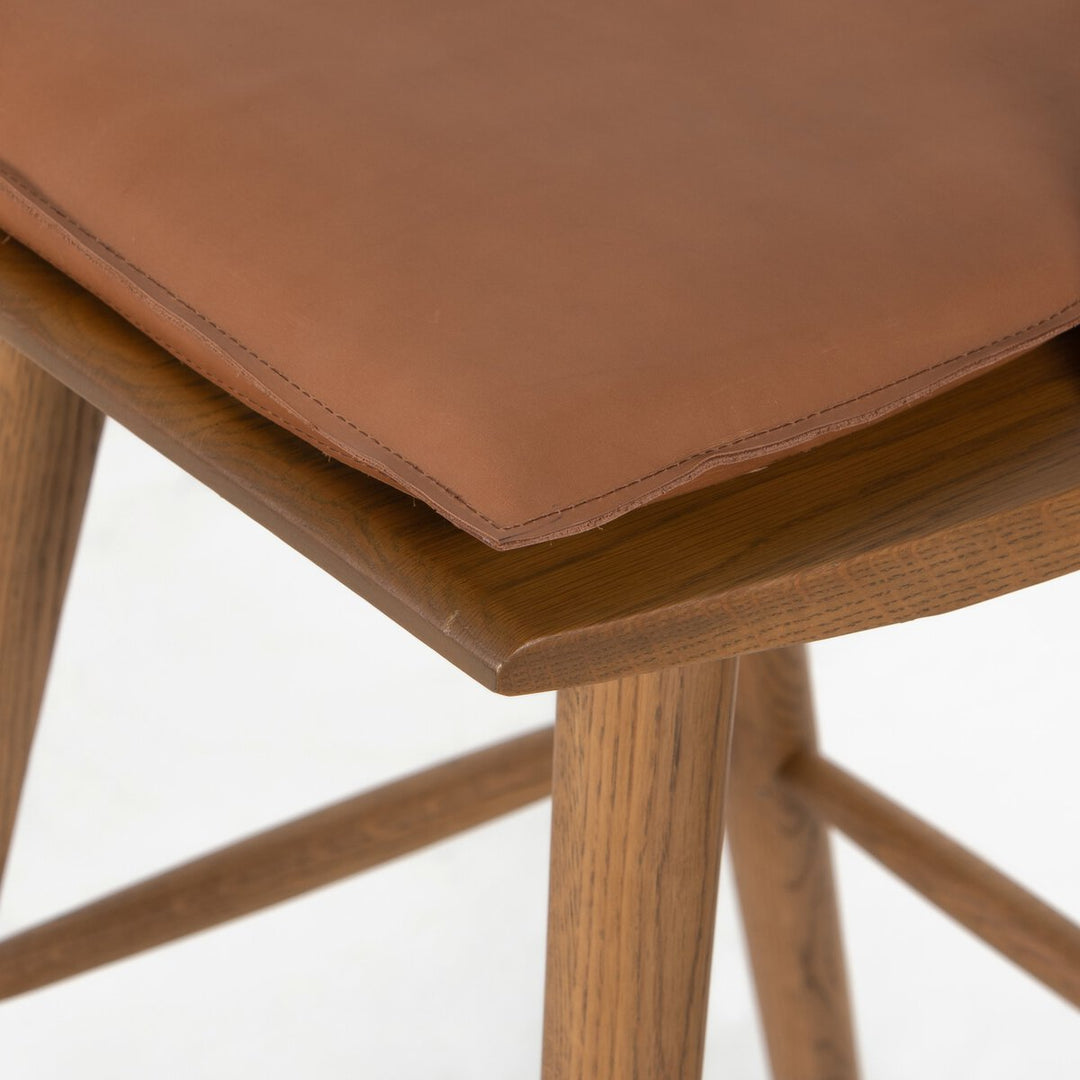 Clark Windsor Bar + Counter Stool - Sandy Oak - Bar - Whiskey Saddle