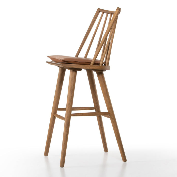 Clark Windsor Bar + Counter Stool - Sandy Oak - Bar - Whiskey Saddle