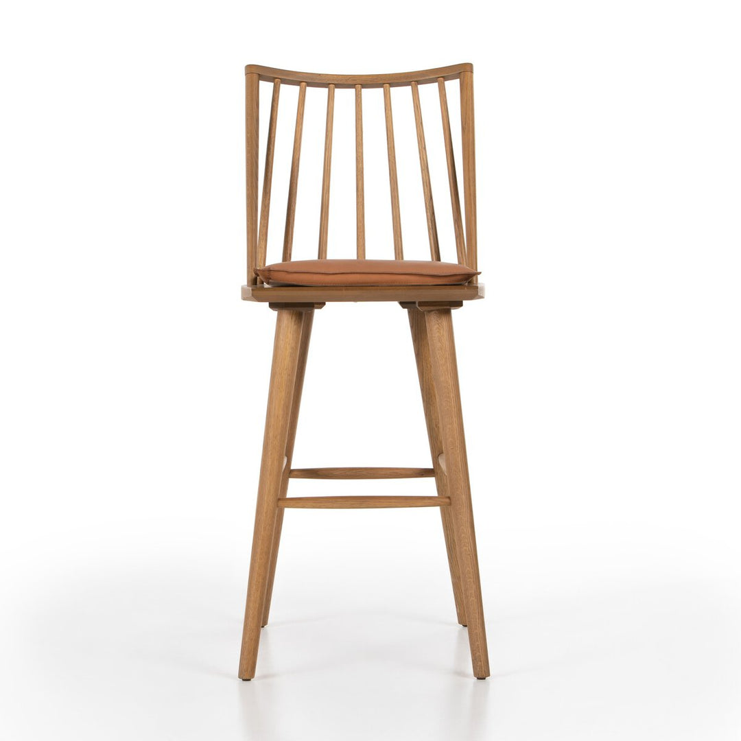 Clark Windsor Bar + Counter Stool - Sandy Oak - Bar - Whiskey Saddle