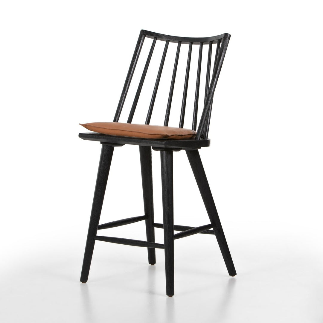 Clark Windsor Bar + Counter Stool - Black Oak - Counter - Whiskey Saddle