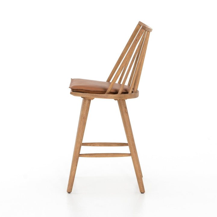 Clark Windsor Bar + Counter Stool - Sandy Oak - Counter - Whiskey Saddle