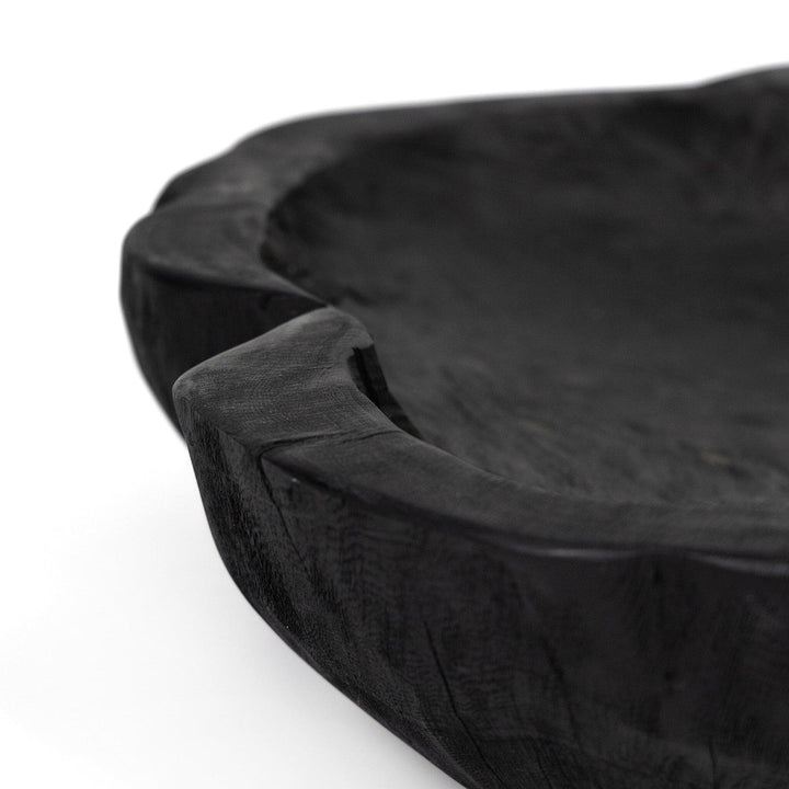 Raw Edge Tray - Carbonized Black