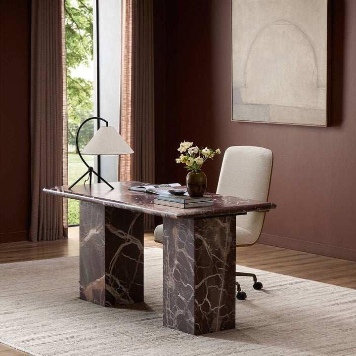 Desks Arum Desk - Merlot Marble