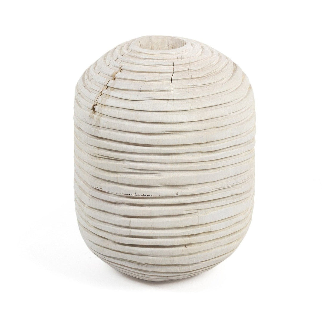 Benno Banded Vase - Ivory