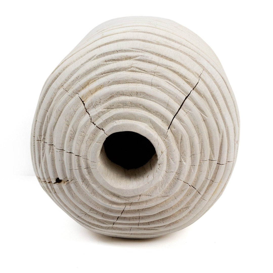 Benno Banded Vase - Ivory