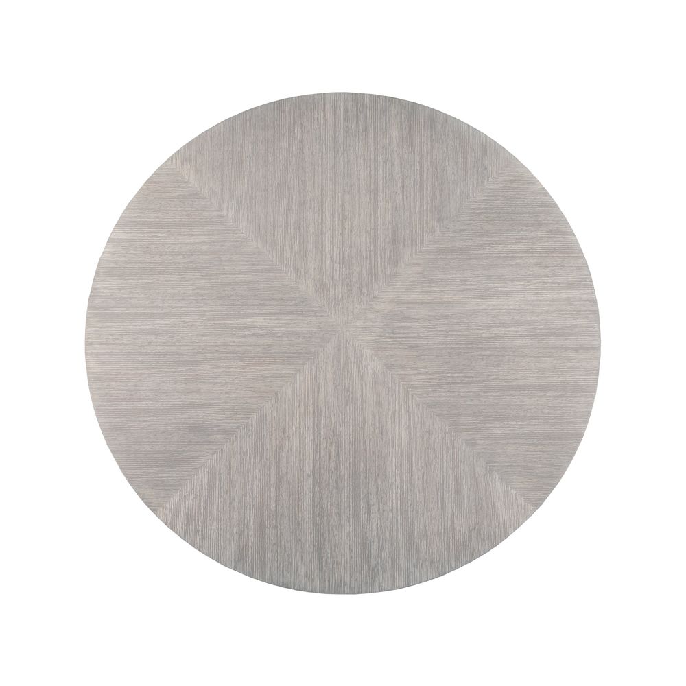 Misty Gray Apostrophe Round Dining Table - Misty Gray