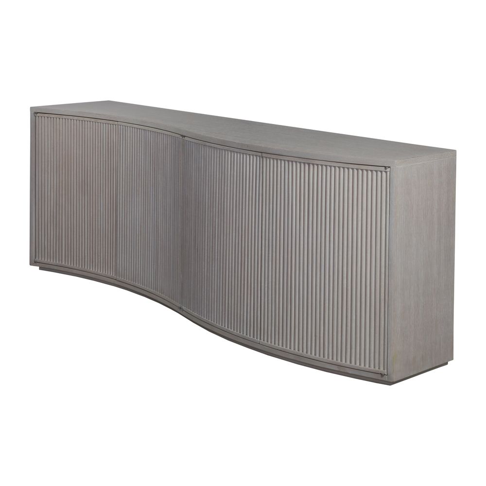Misty Gray Mavericks  Media Console - Misty Gray