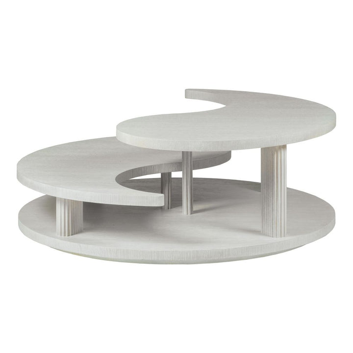 Coffee Tables Misty Gray Yin Yang  Cocktail Table - Misty Gray