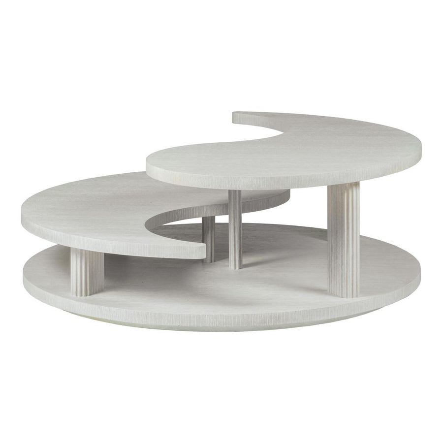 Coffee Tables Misty Gray Yin Yang  Cocktail Table - Misty Gray