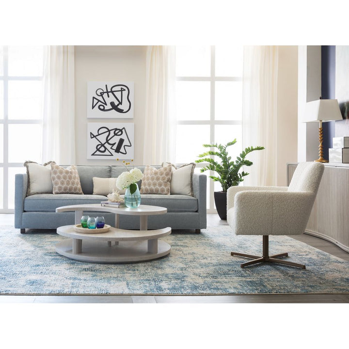 Coffee Tables Misty Gray Yin Yang  Cocktail Table - Misty Gray
