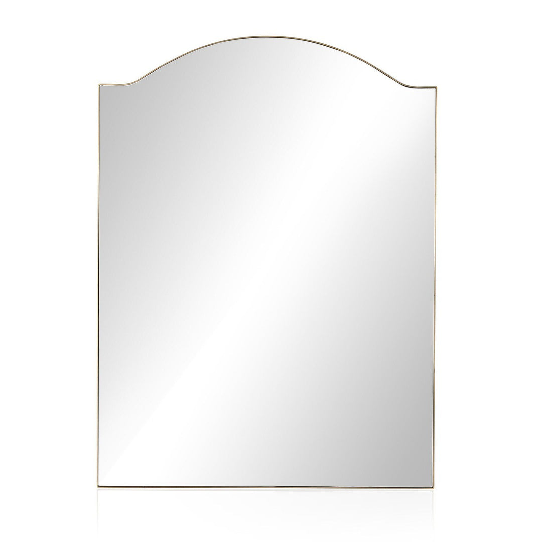 Julian Floor Mirror - Antique Brass