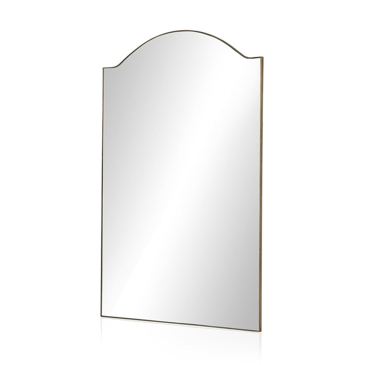 Julian Floor Mirror - Antique Brass