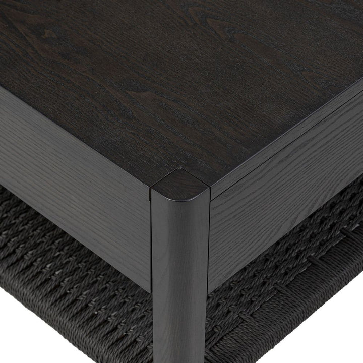 Zuma Coffee Table - Smoked Black Ash Veneer