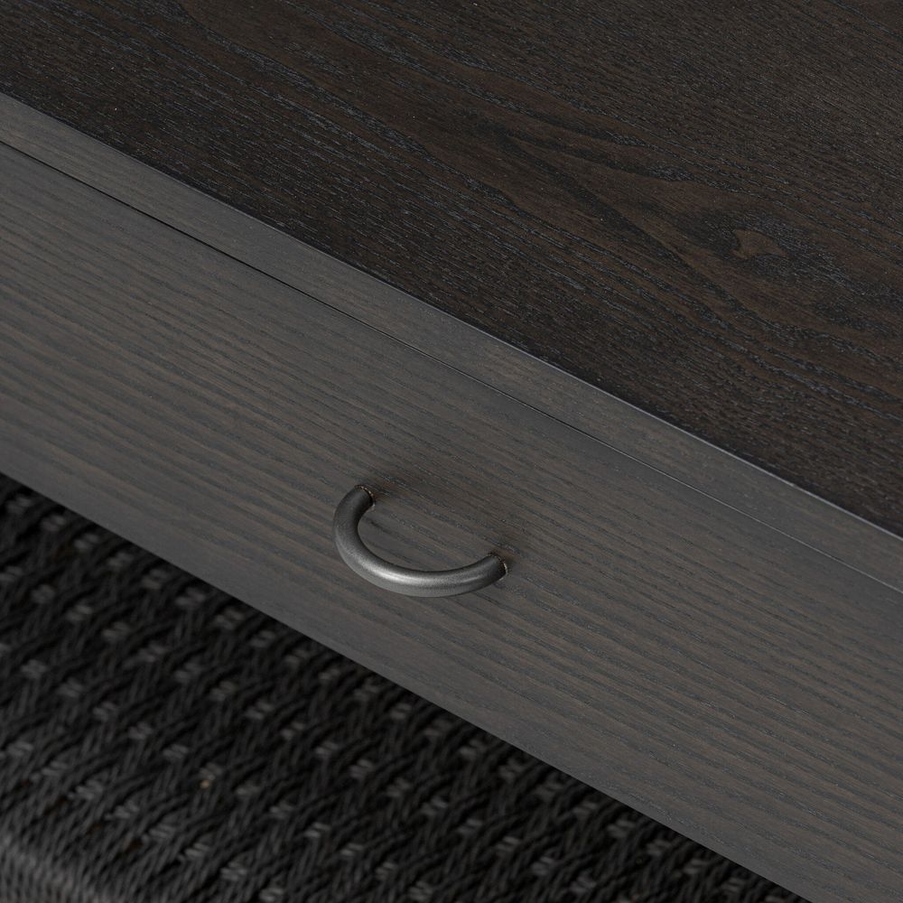 Zuma Coffee Table - Smoked Black Ash Veneer
