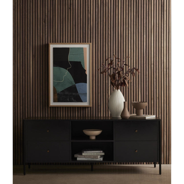 Silas Media Console - Black