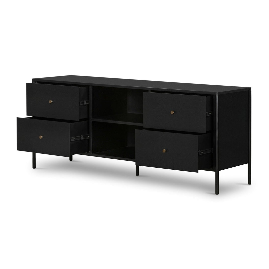 Silas Media Console - Black