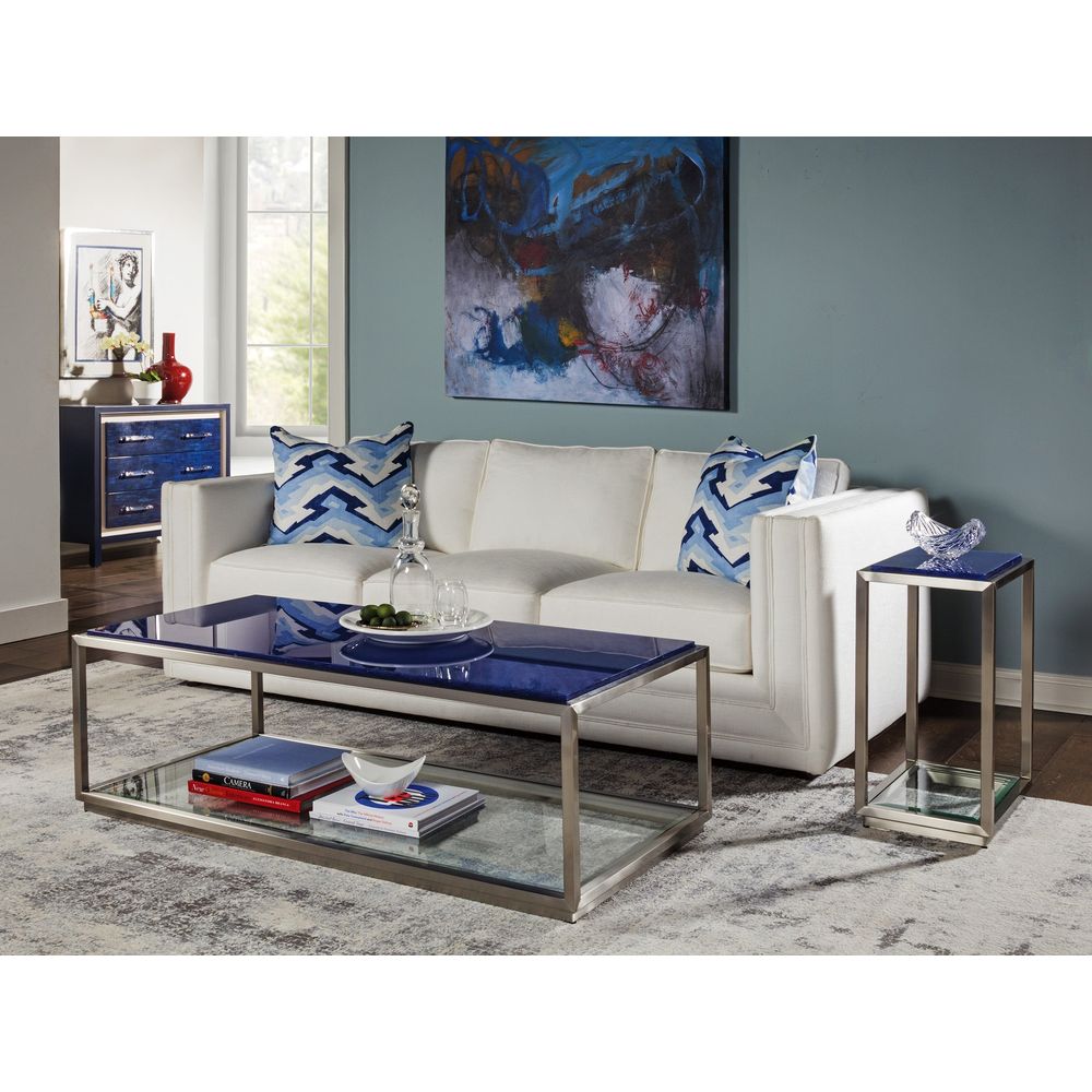 Coffee Tables Ultramarine Rec Cocktail Table - Stainless Steel