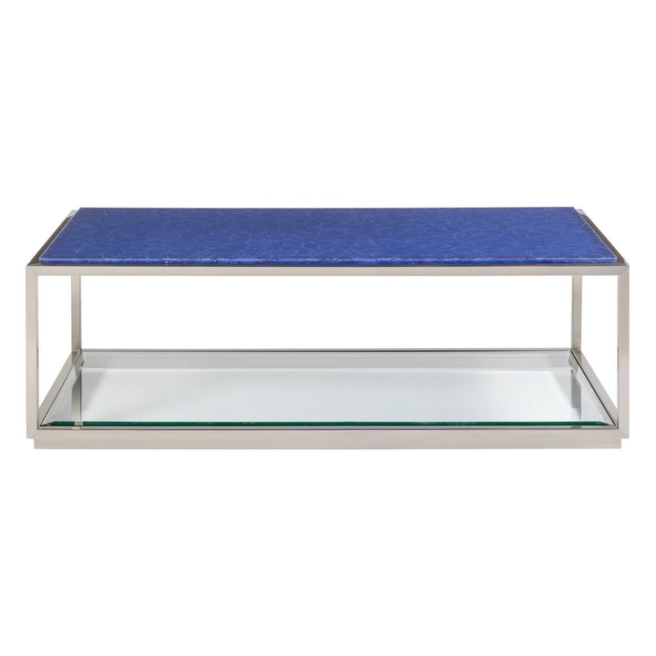 Coffee Tables Ultramarine Rec Cocktail Table - Stainless Steel