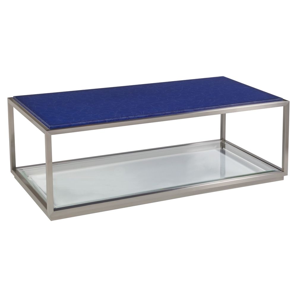 Coffee Tables Ultramarine Rec Cocktail Table - Stainless Steel